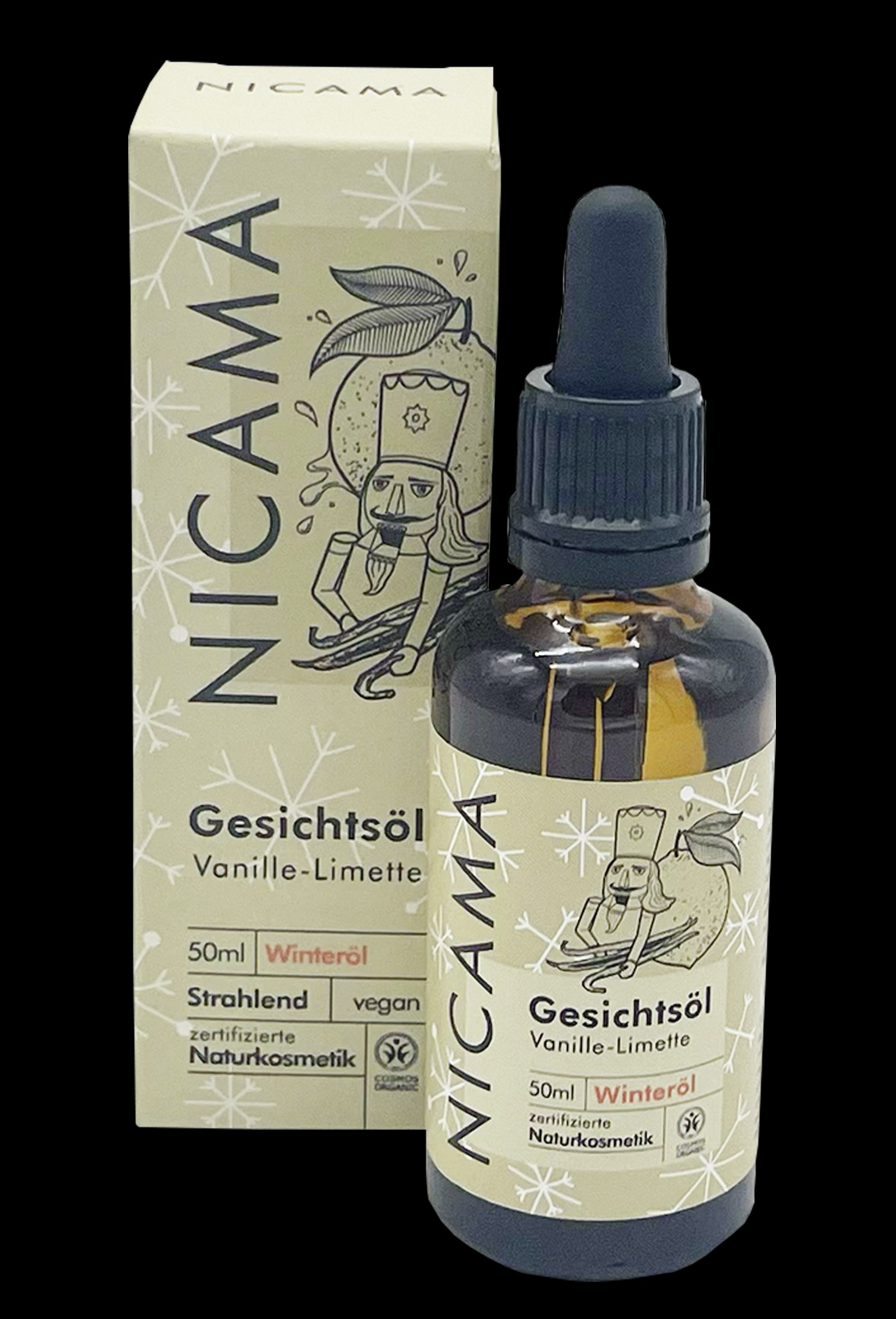 Winterliches Gesichtsöl Vanille-Limette