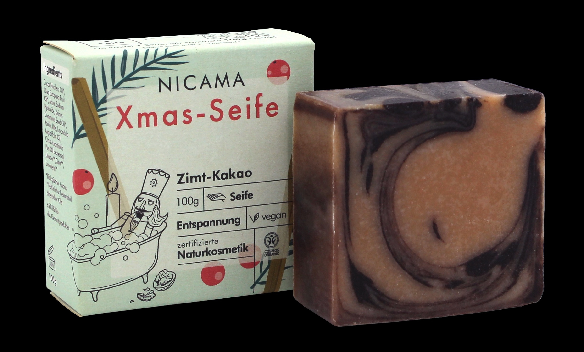 Weihnachtsseife Zimt-Kakao